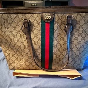 *AUTHENTIC GUCCI original GG Ophidia Soft Supreme Medium tote